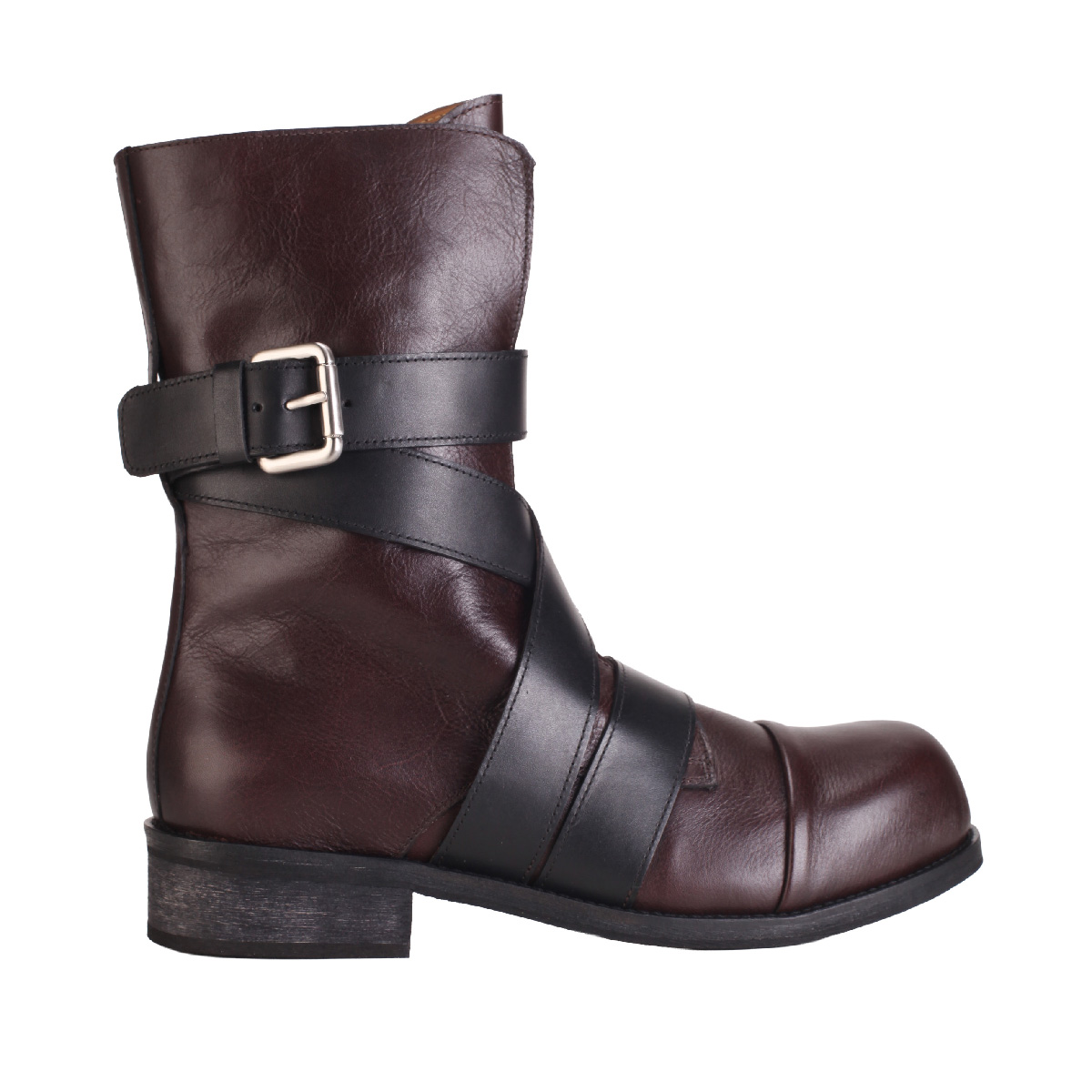 Belt Boot Egonlab dark brown man