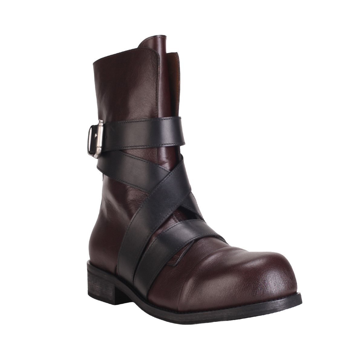 Belt Boot Egonlab dark brown man