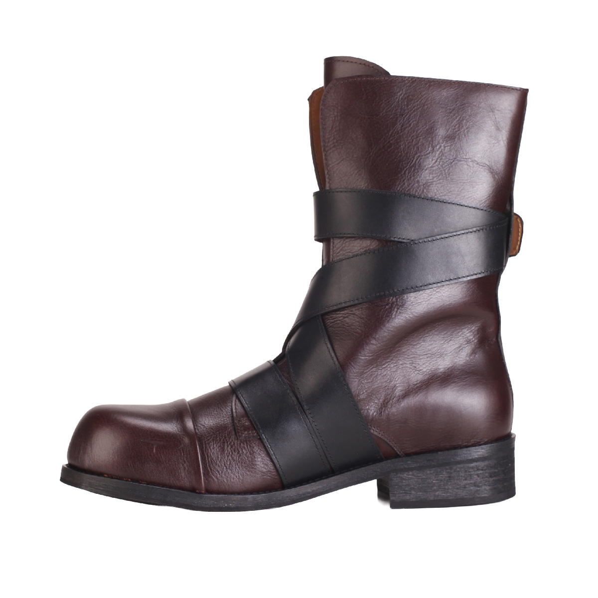 Belt Boot Egonlab dark brown man