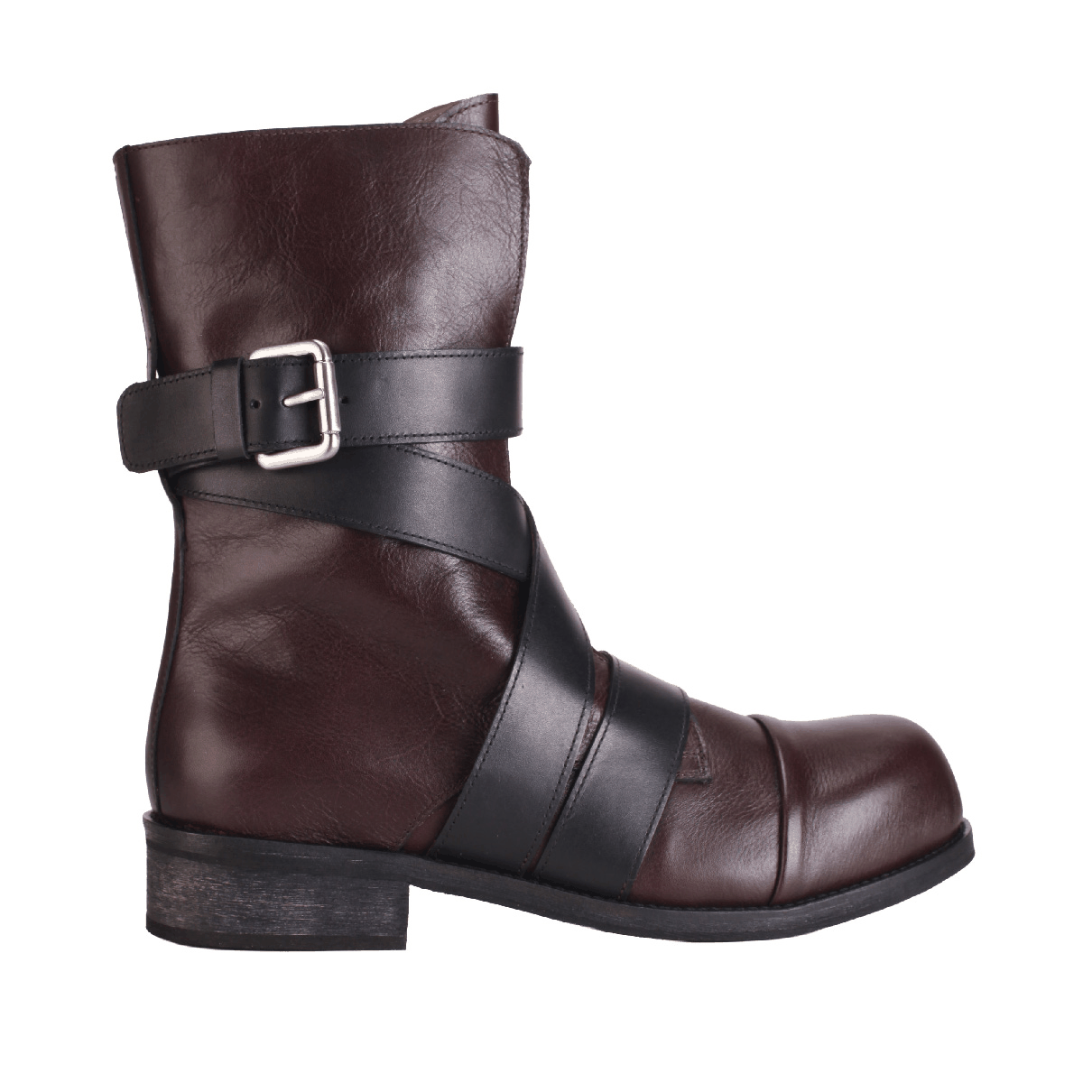 Belt Boot Egonlab dark brown man