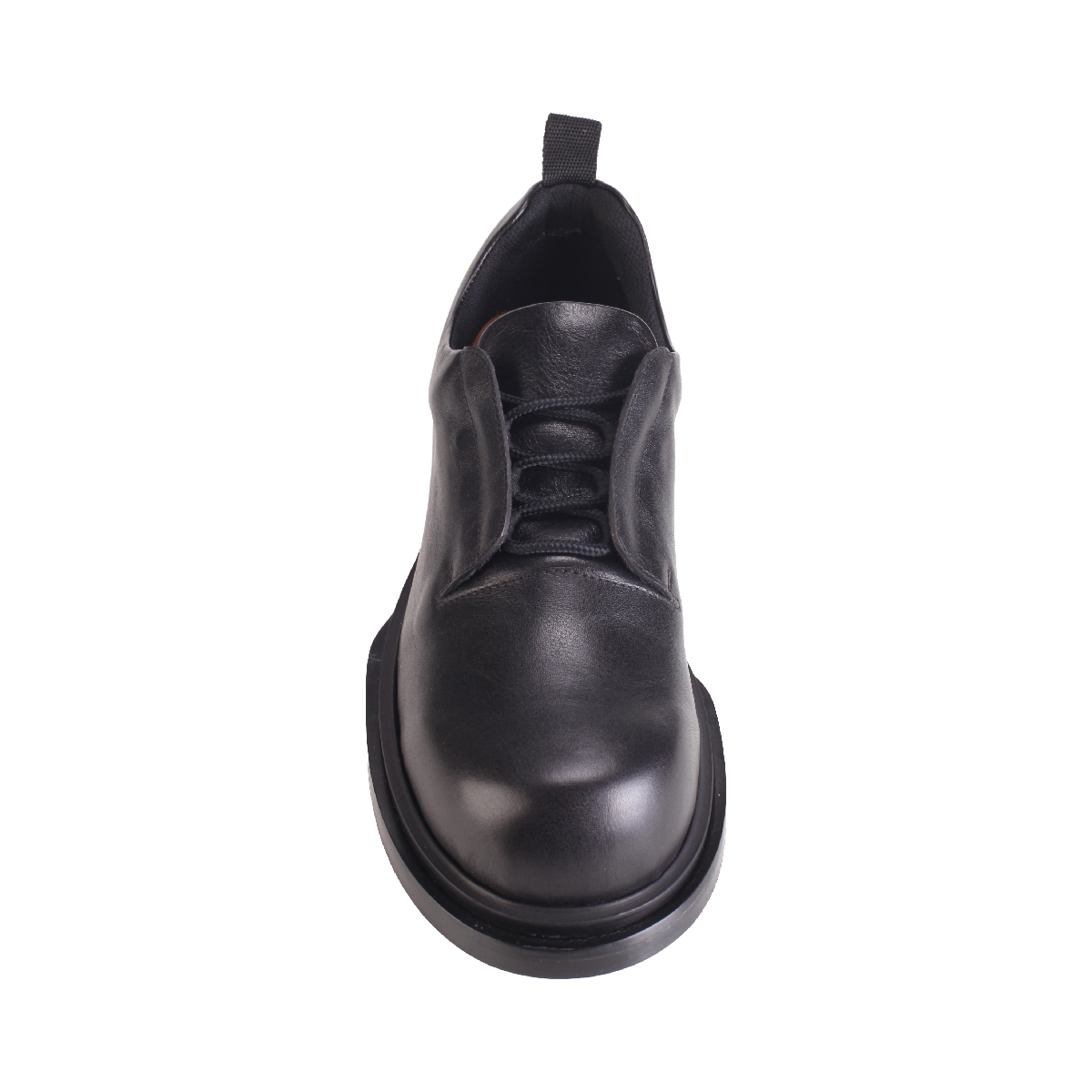 Egonlab pulsar derby shoes leather with red heel detail man