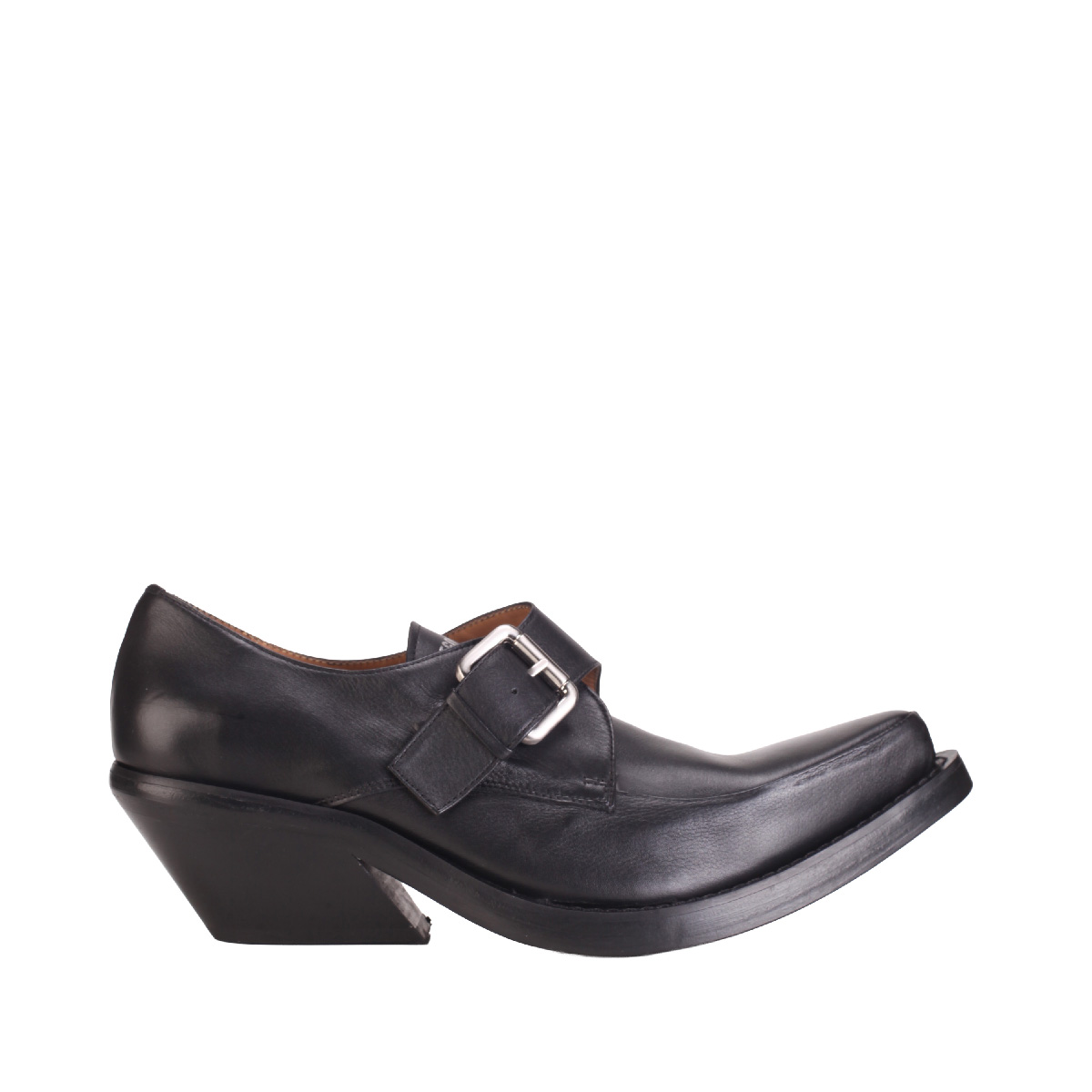 POINTY Egonlab buckle loafer man black