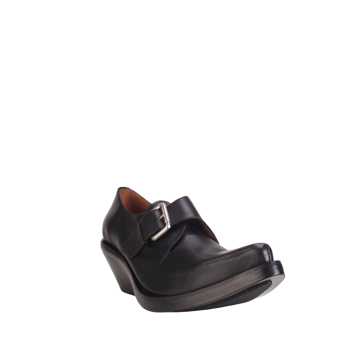 POINTY Egonlab buckle loafer man black