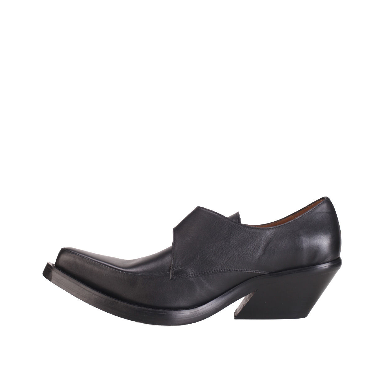 POINTY Egonlab buckle loafer man black
