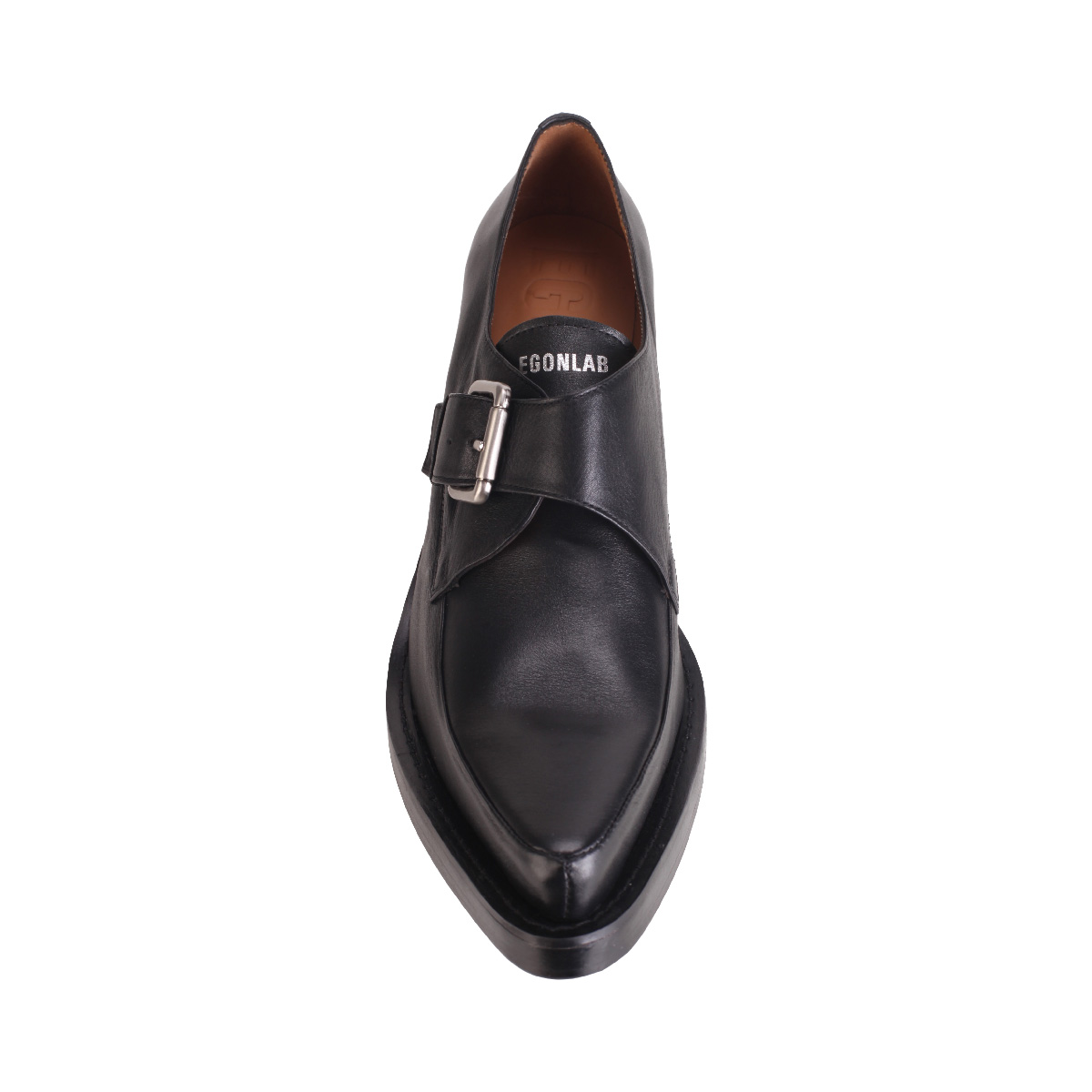 POINTY Egonlab buckle loafer man black