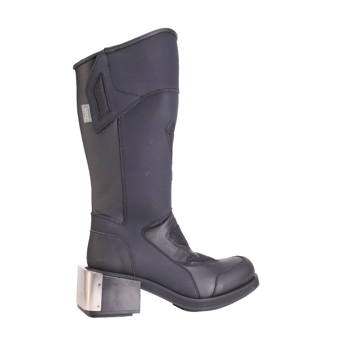 GMBH knee high moto boot Black man