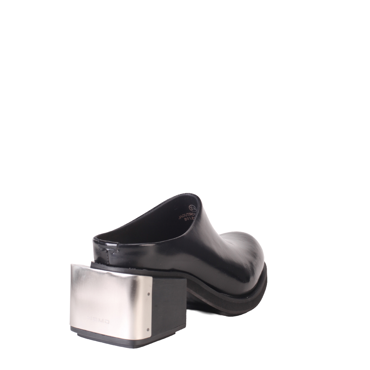  GMBH riding mule black leather man shoes
