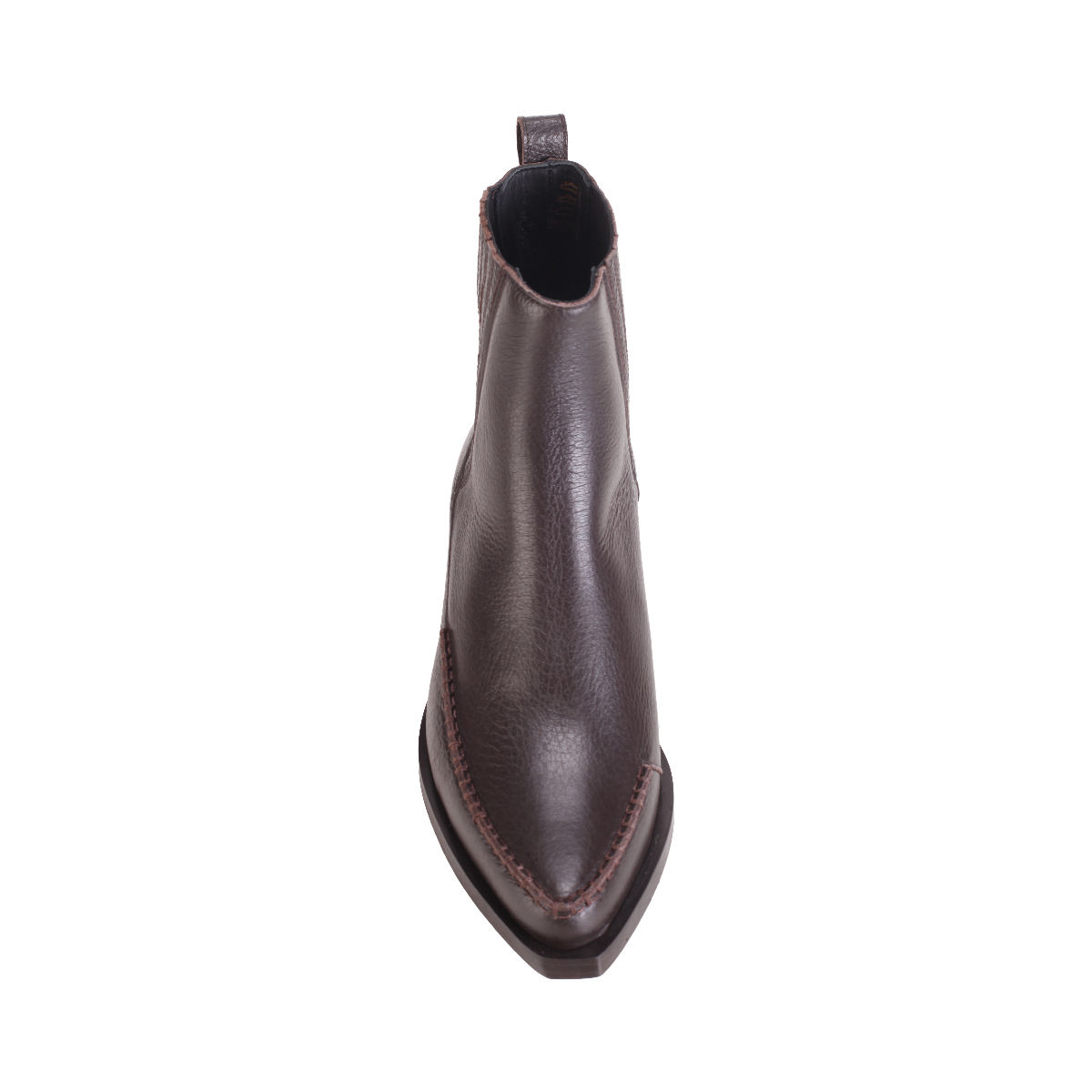Nullus chelsea boot dark brown leather man
