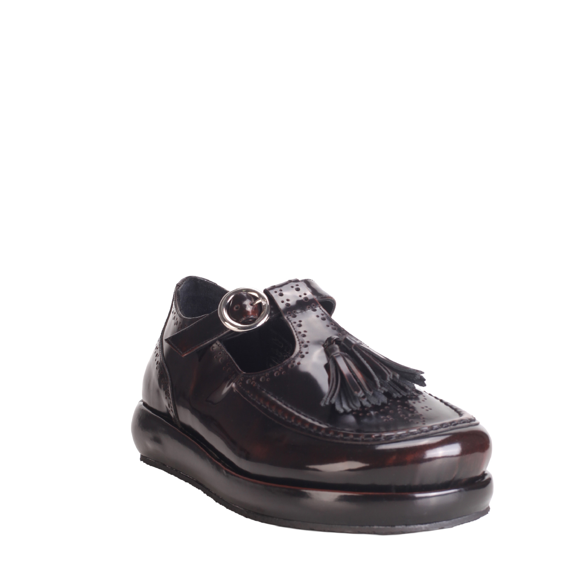 Nicole Saldaña Margot buckle loafers woman