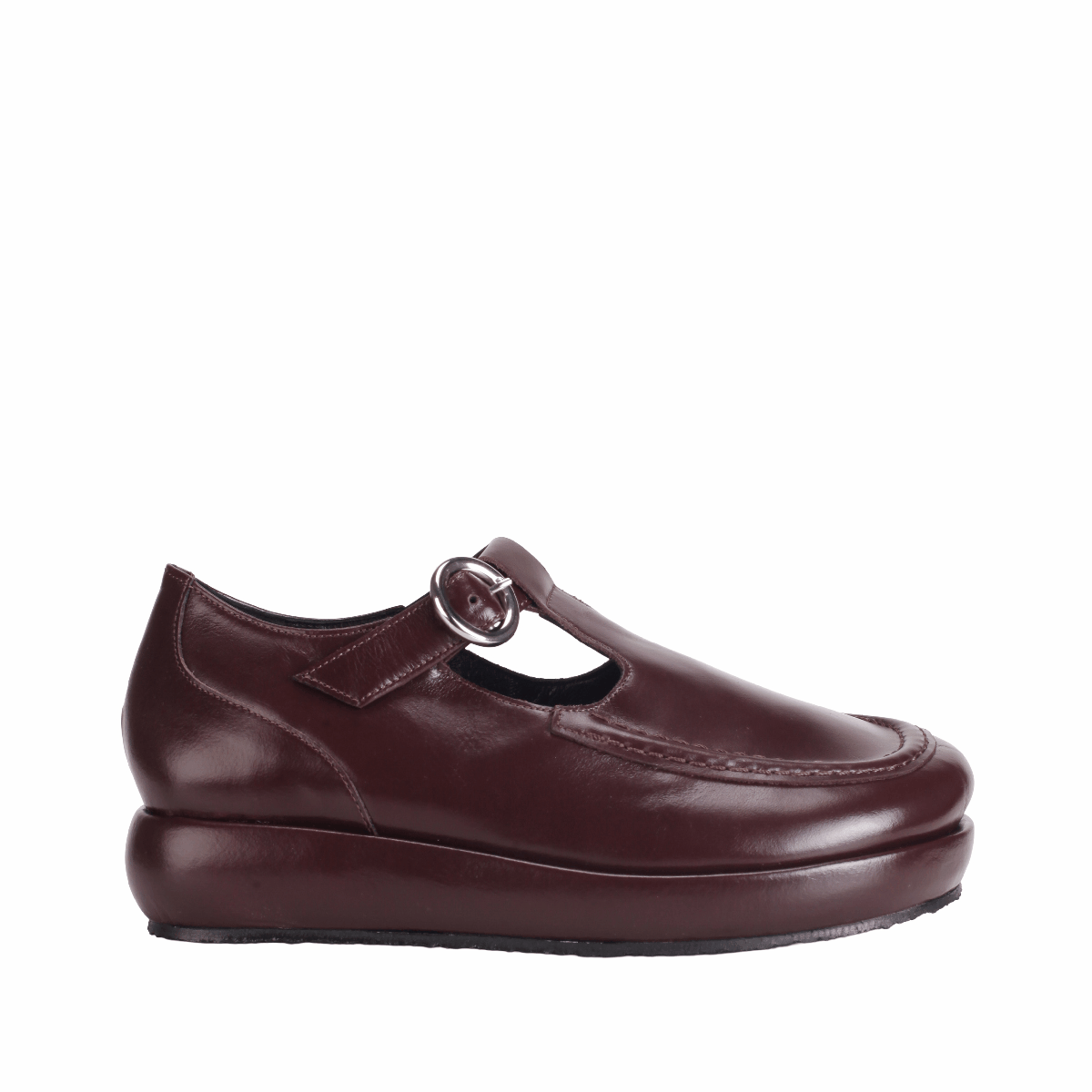  Nicole Saldaña Molly burgundy shoes woman
