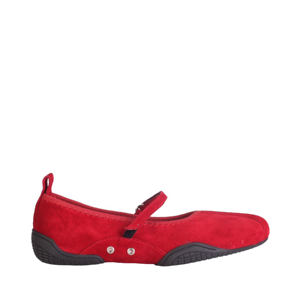 Nicole Saldaña sophie red suede mary jane women 