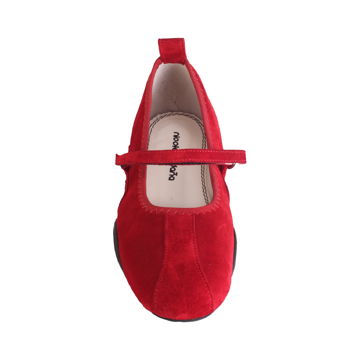 Nicole Saldaña sophie red suede mary jane women 