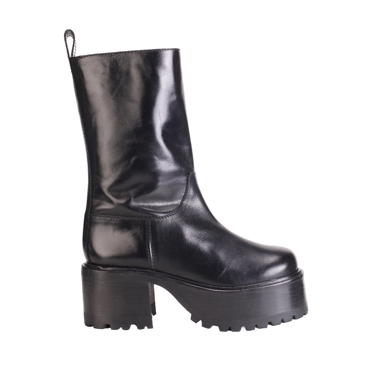 Nicole Saldaña Stevie platform heel boots woman