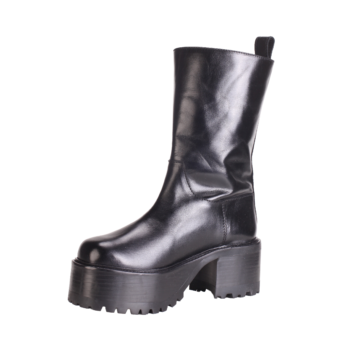 Nicole Saldaña Stevie platform heel boots woman