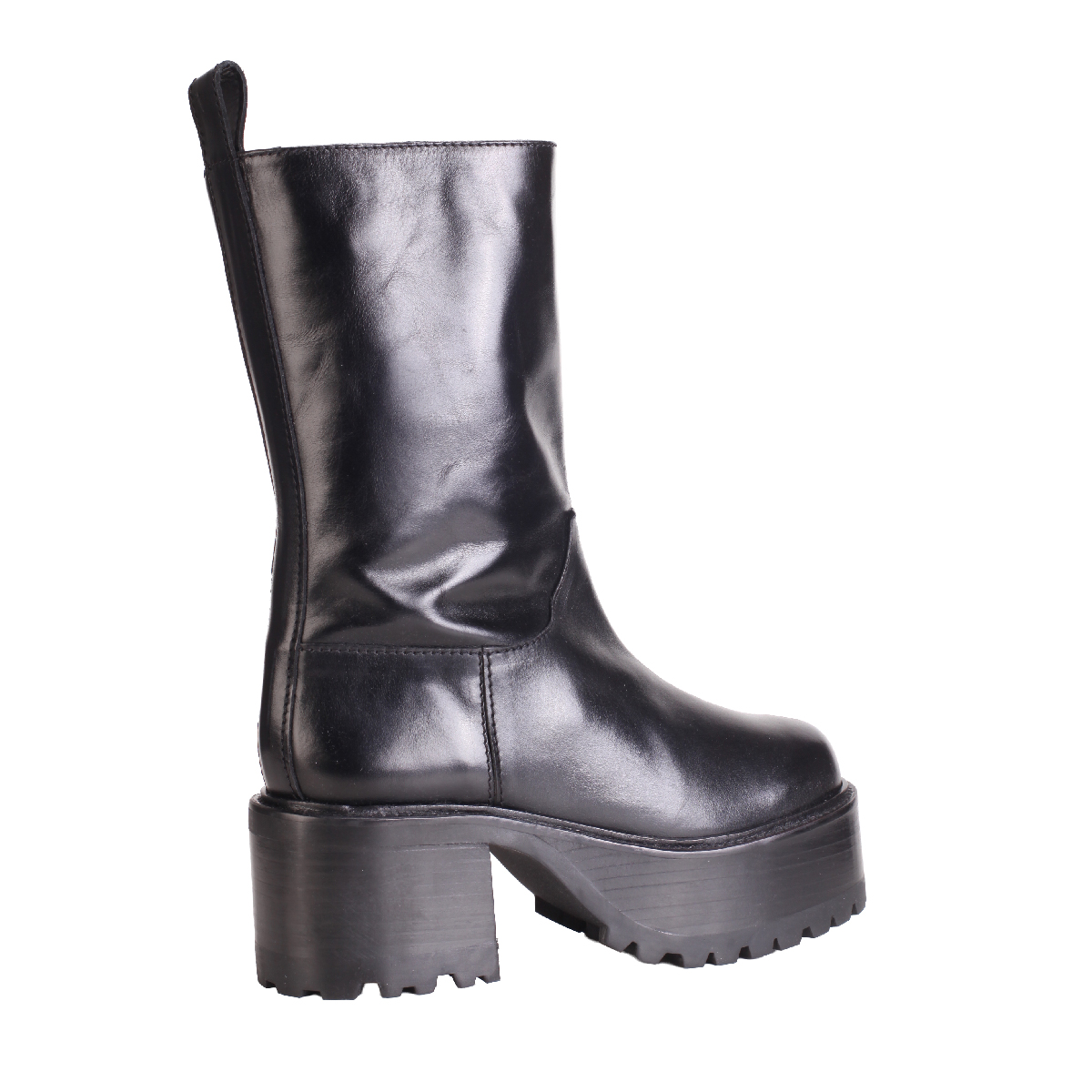 Nicole Saldaña Stevie platform heel boots woman