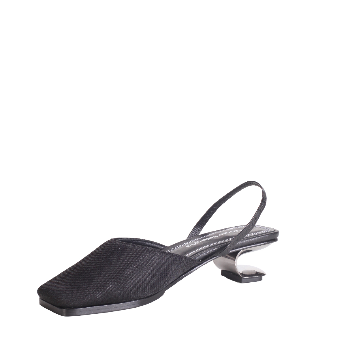 Nicole Saldaña Syd strap mule black woman