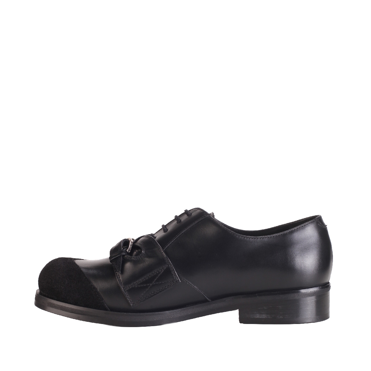 INFINITY DERBY stefan cooke leather lace up shoes man black