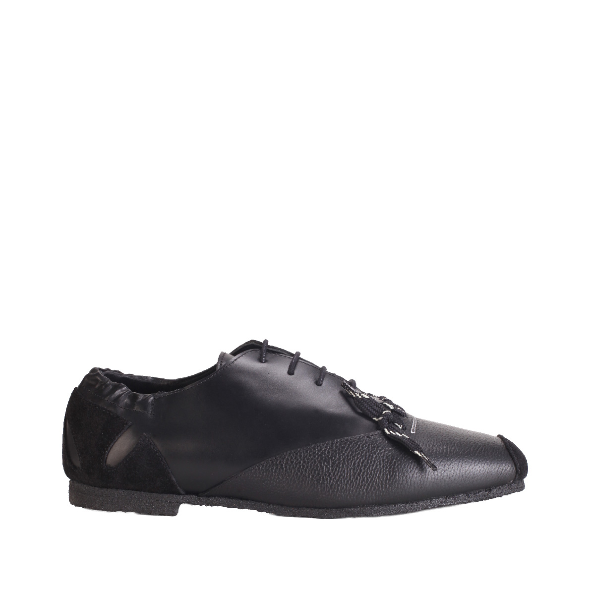 LACE OVER DANCER  stefan cooke leather lace up shoes man black