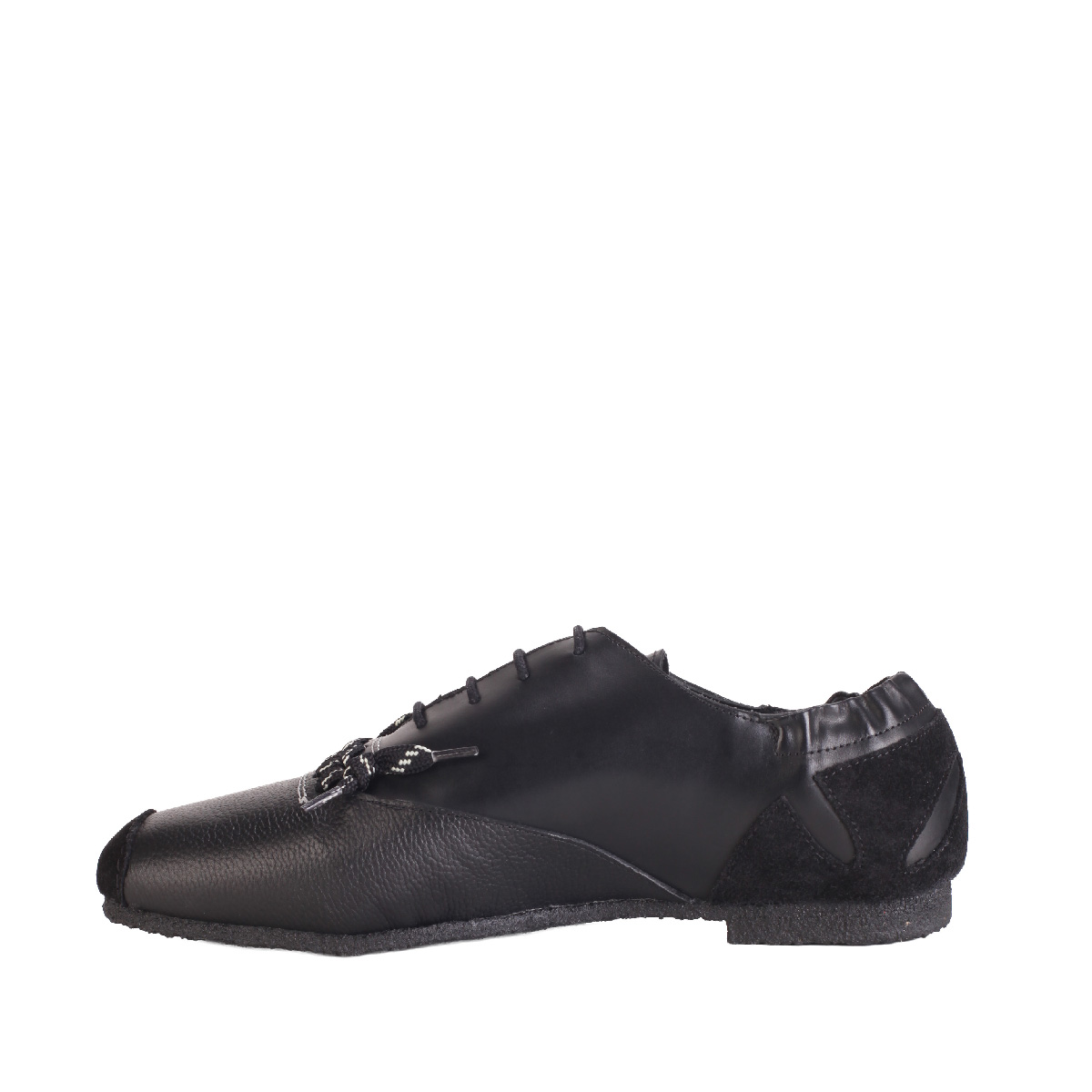 LACE OVER DANCER  stefan cooke leather lace up shoes man black