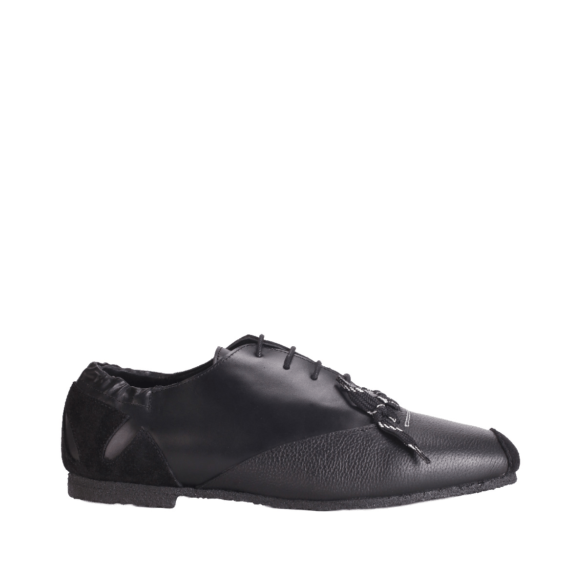 LACE OVER DANCER  stefan cooke leather lace up shoes man black