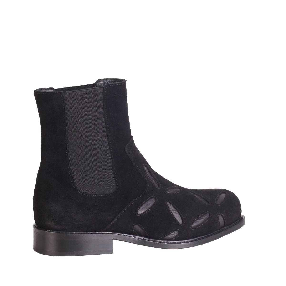 Stefan Cooke black chelsea boots man 