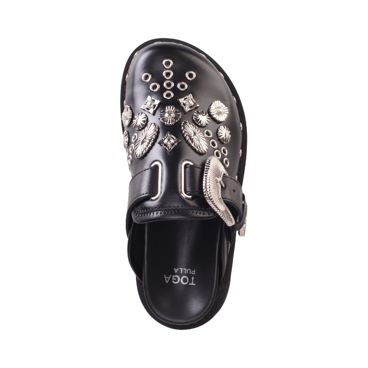  Toga Pulla AJ1058 Leather Clogs Women 