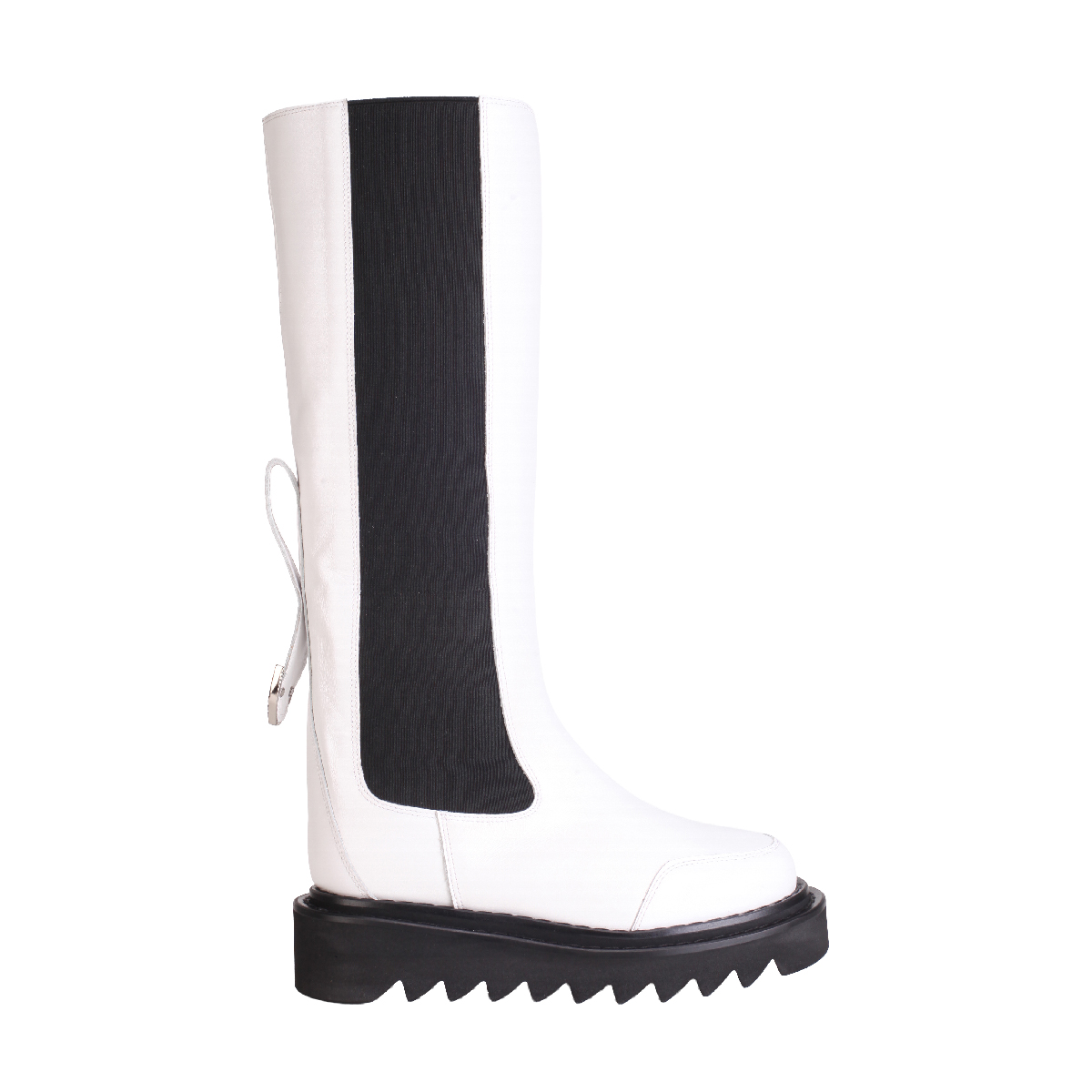 Toga Pulla AJ1208 Knee High white leather boots Woman