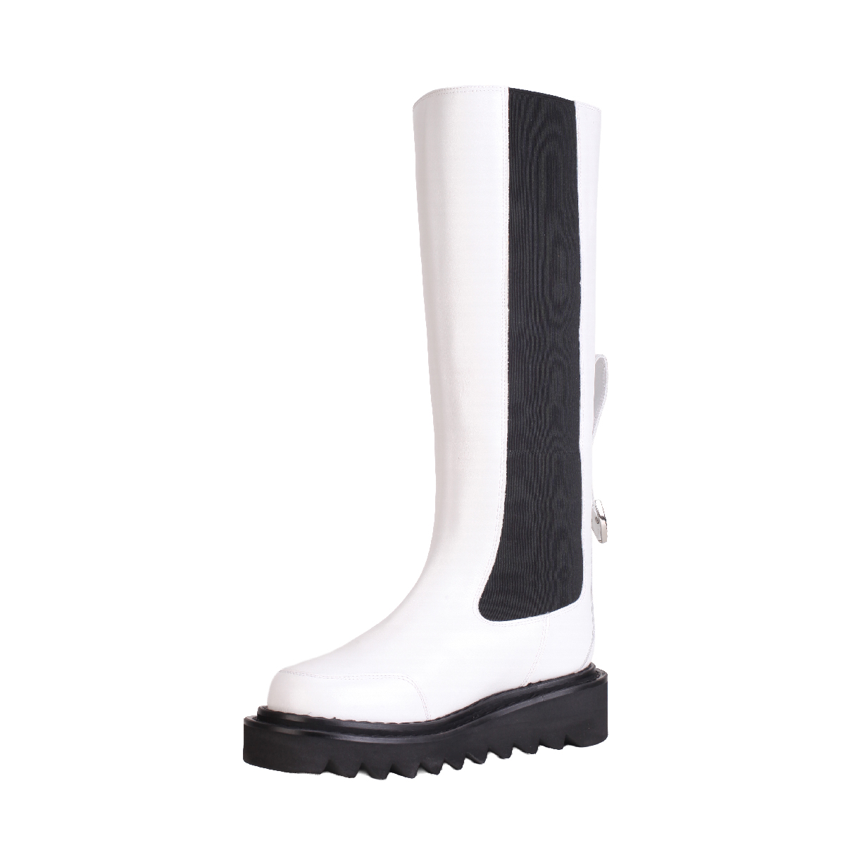 Toga Pulla AJ1208 Knee High white leather boots Woman