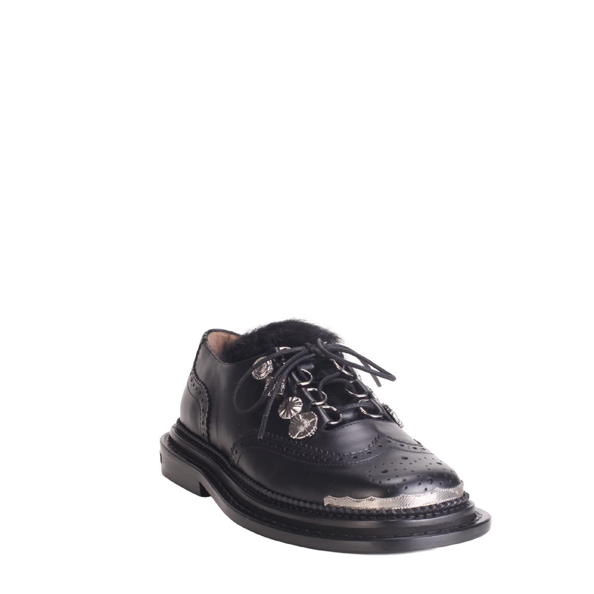 Toga Pulla AJ1275 black leather shoes  woman 