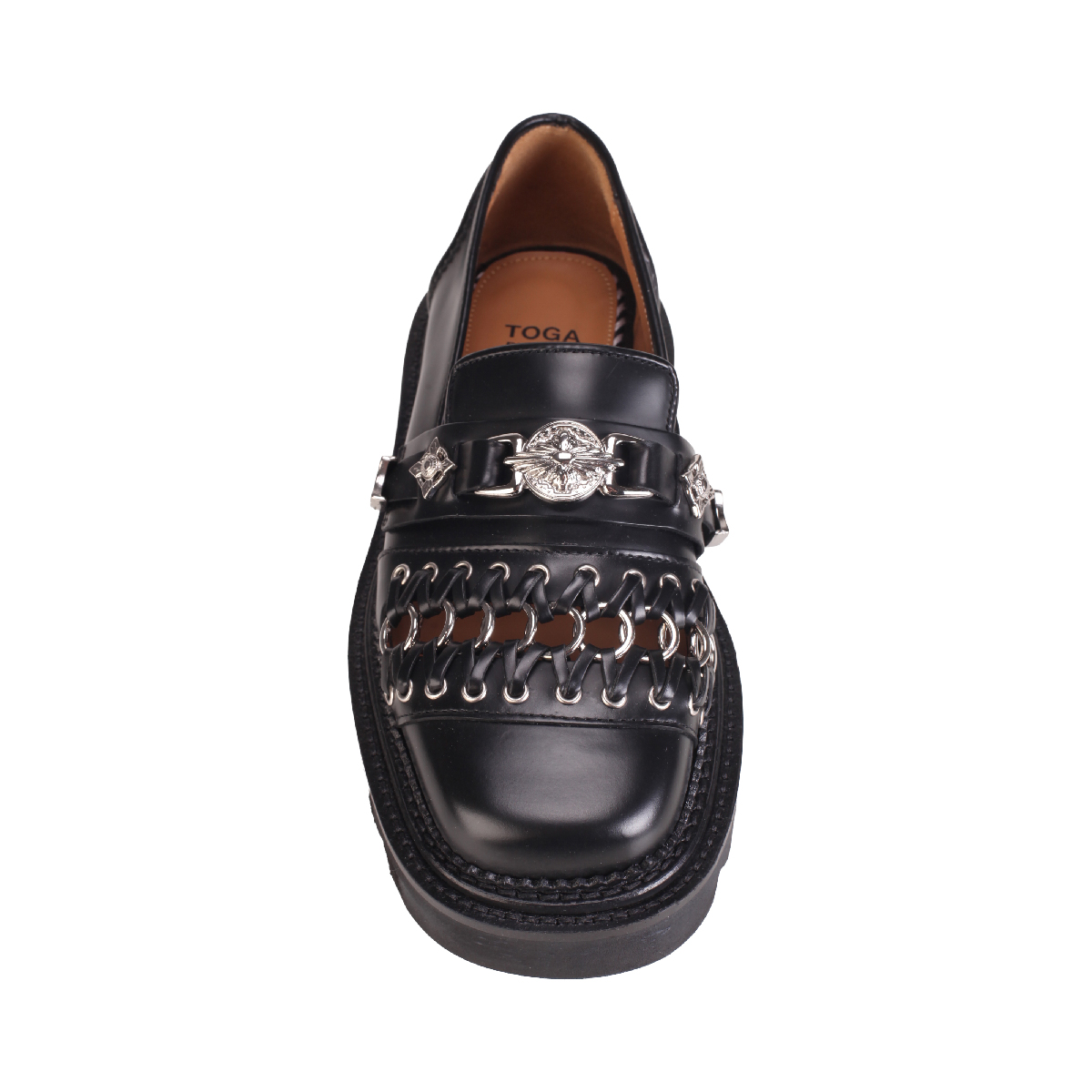  AJ1330 leather loafer black men 