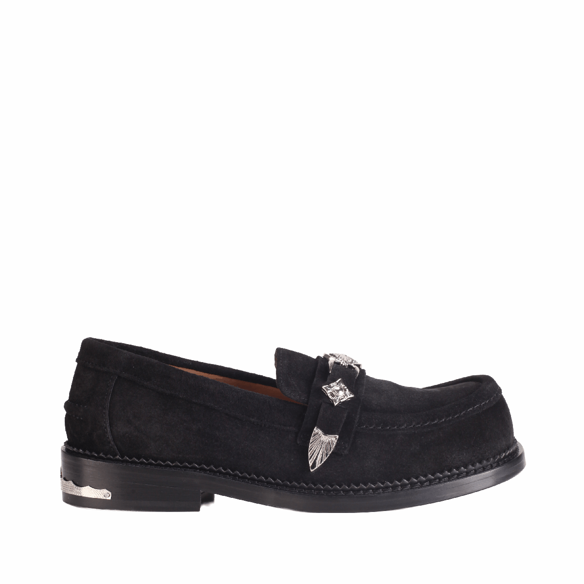  Toga Pulla AJ1348 black suede loafer