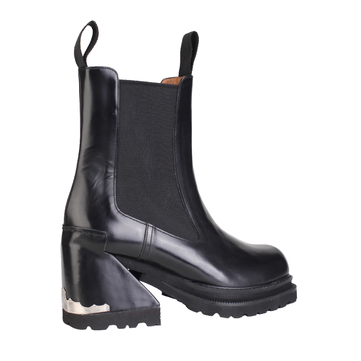  Toga Pulla AJ1363 black leather boots Women 