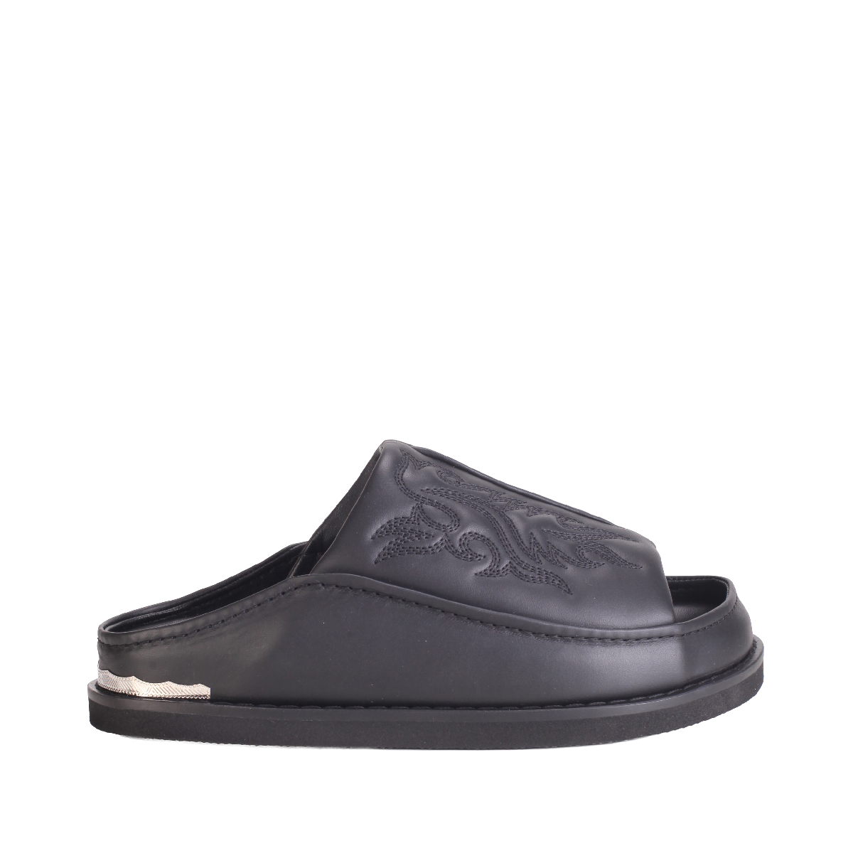 Toga Pulla AJ1401 black leather sandals Woman