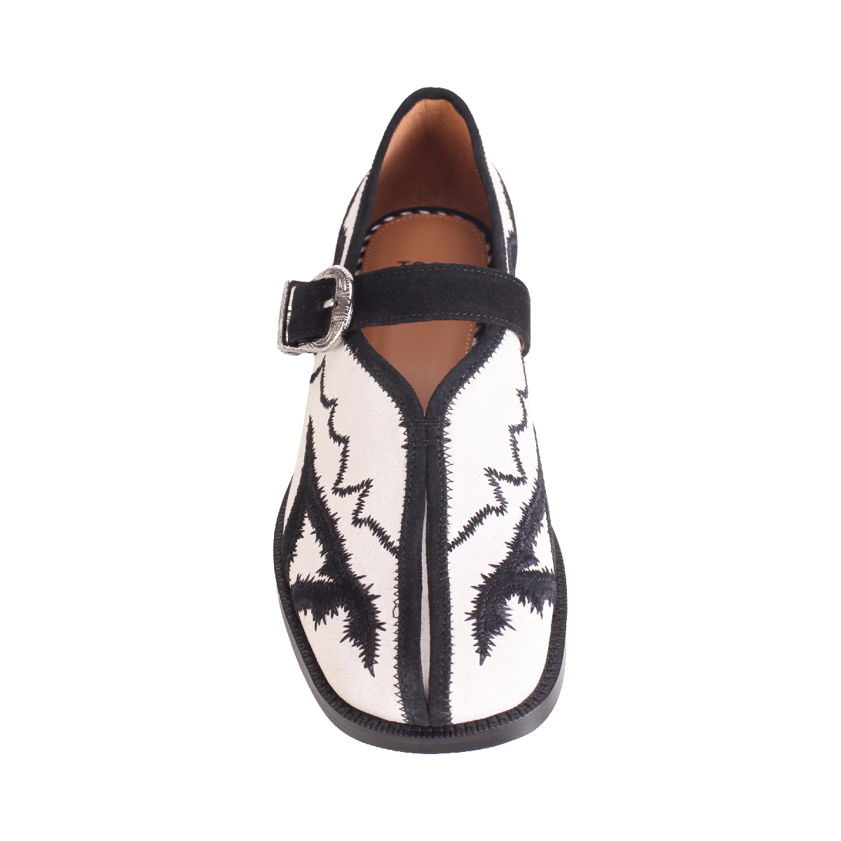  Toga Pulla AJ1405 white suede loafer woman 