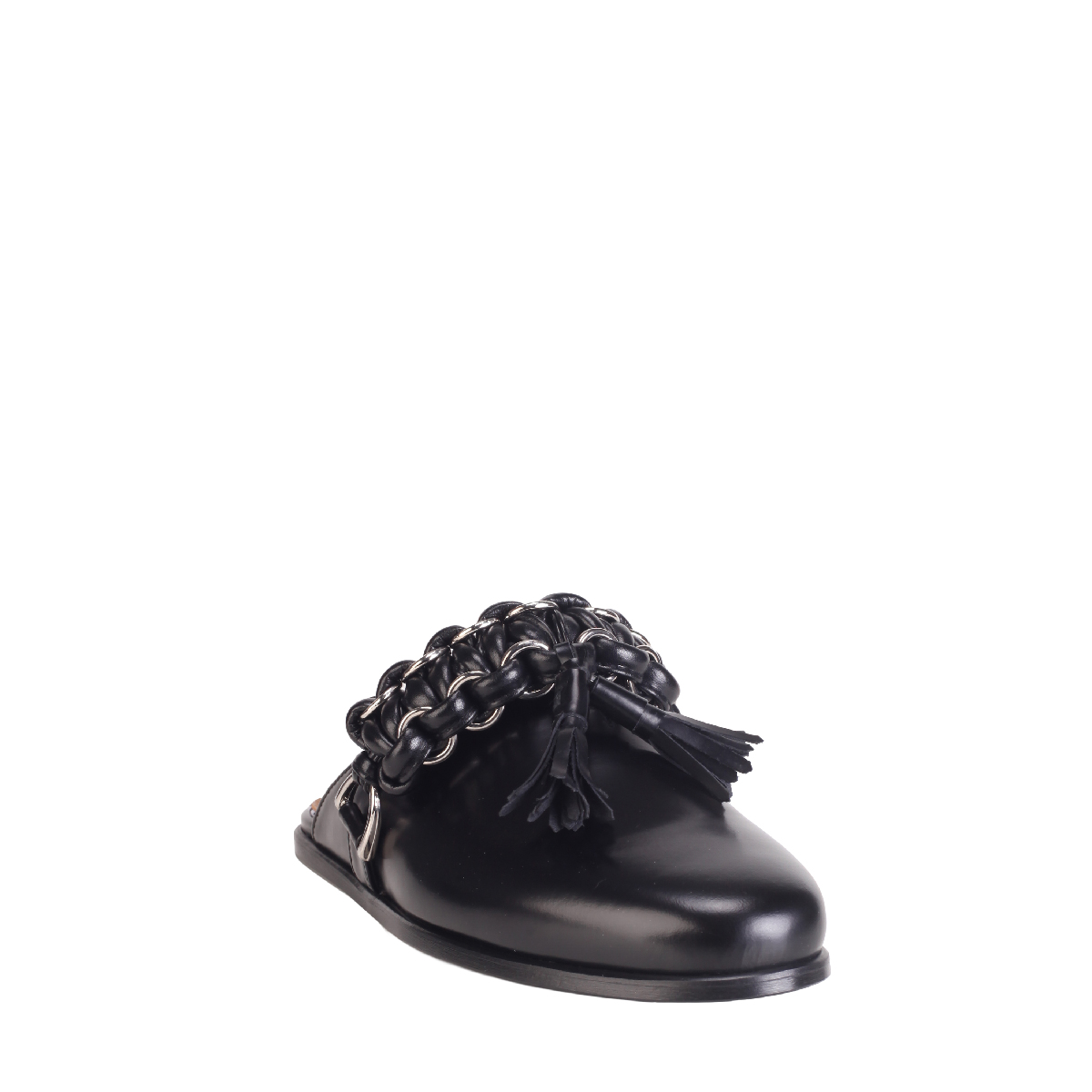  Toga Pulla AJ1440 black leather mule woman 