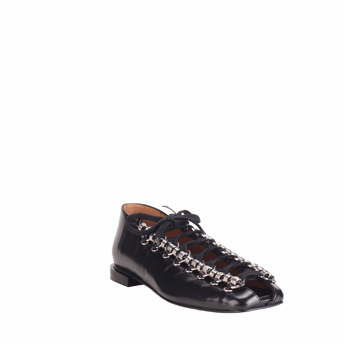  Toga Pulla flat black shoes woman