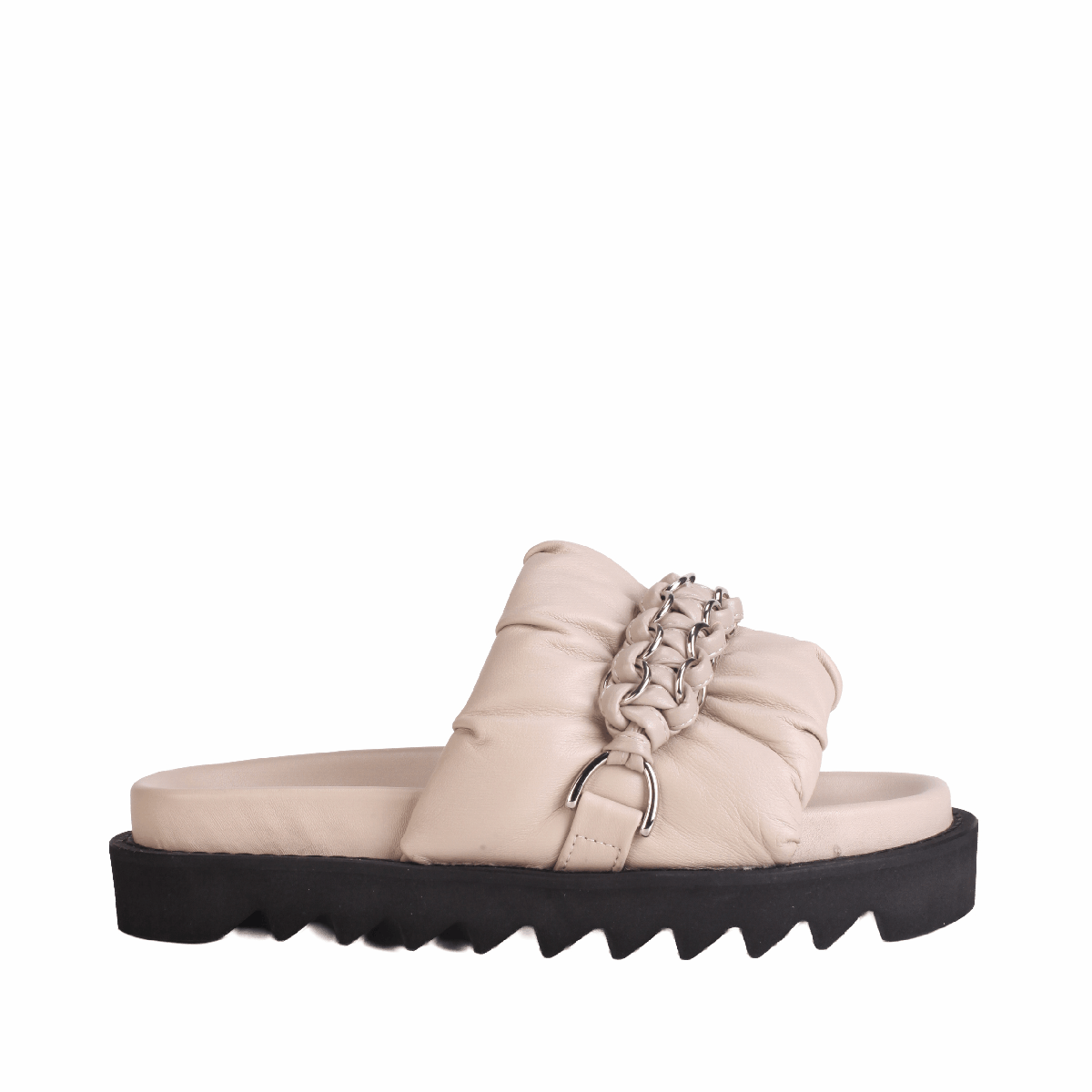  Toga Pulla AJ1463 beige leather sandal woman