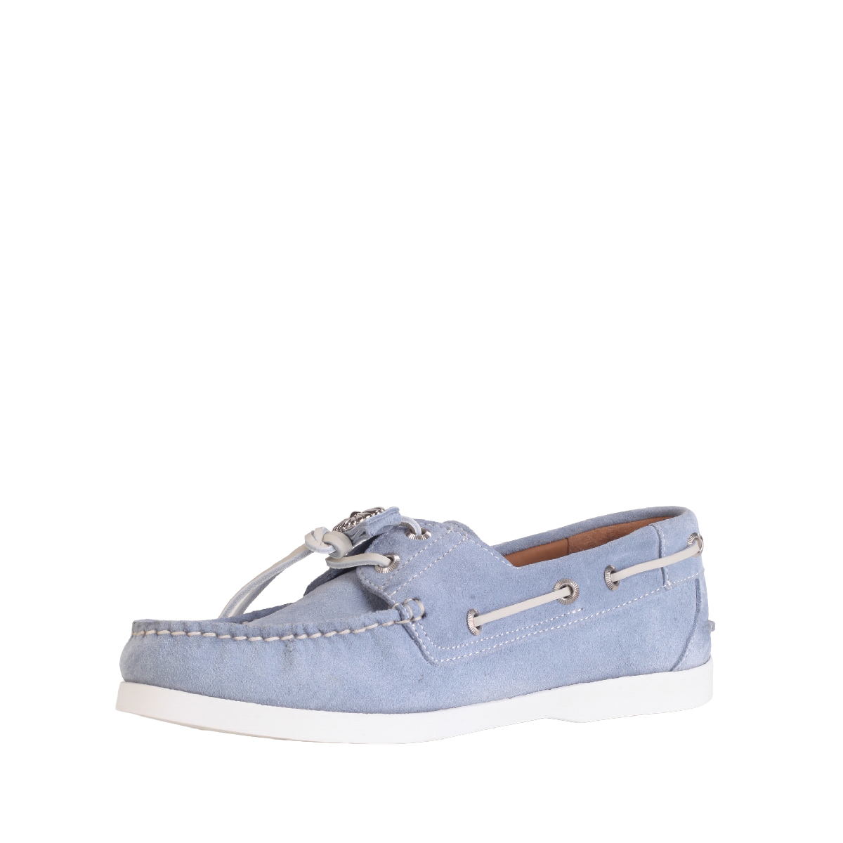 Toga Pulla AJ1484 light blue suede Boat shoes women