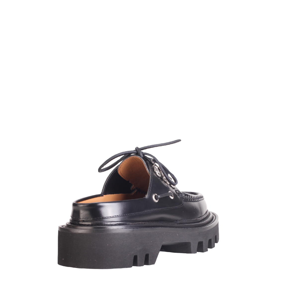 Toga pulla aj1485 black leather mules woman 