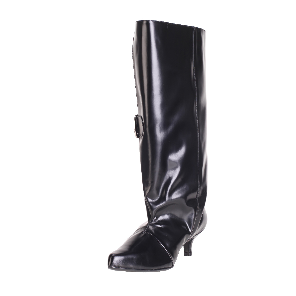 AJ1508 kitten heel knee boots Toga Pulla woman black