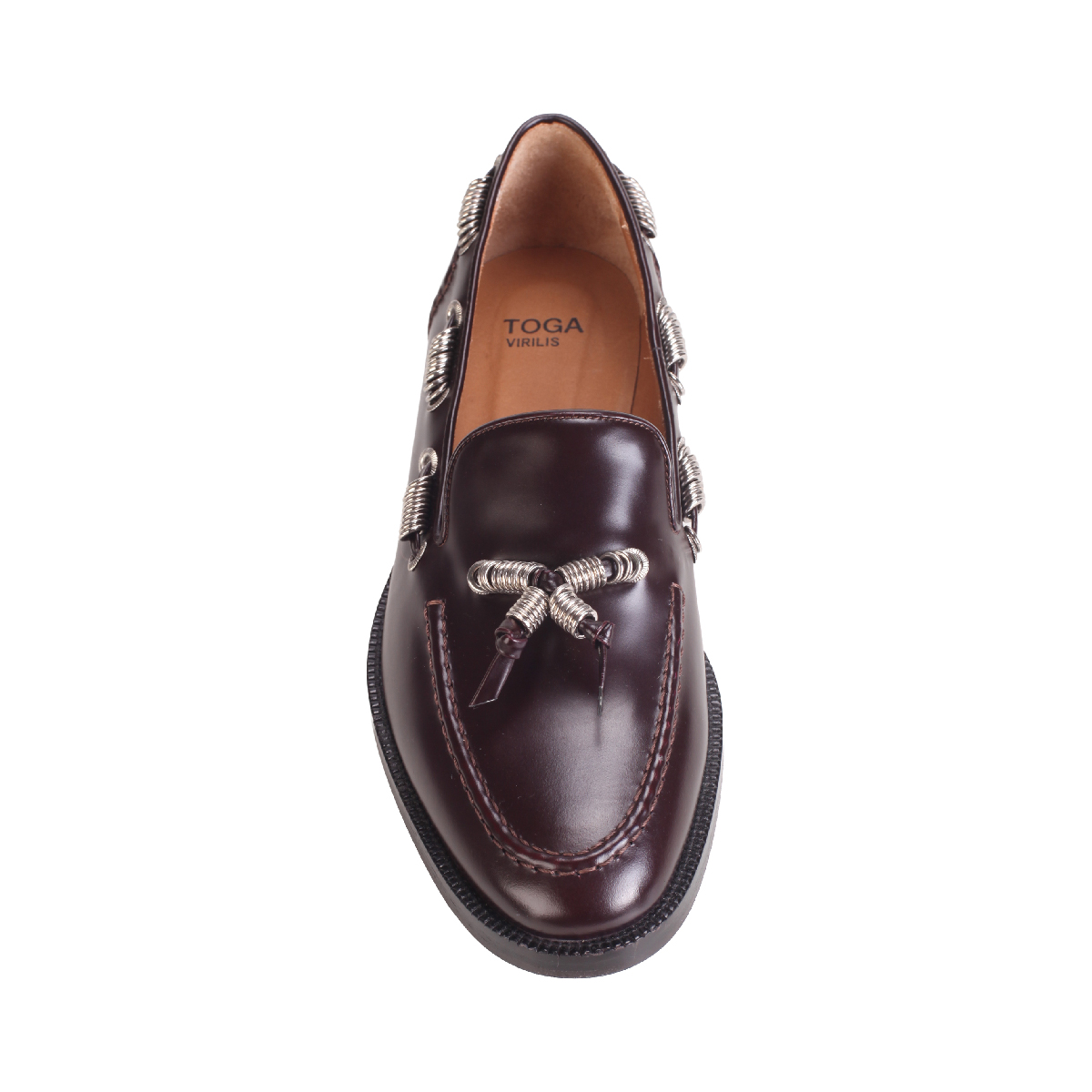 Toga Virilis AJ1099 Leather Loafer Burgundy Men 