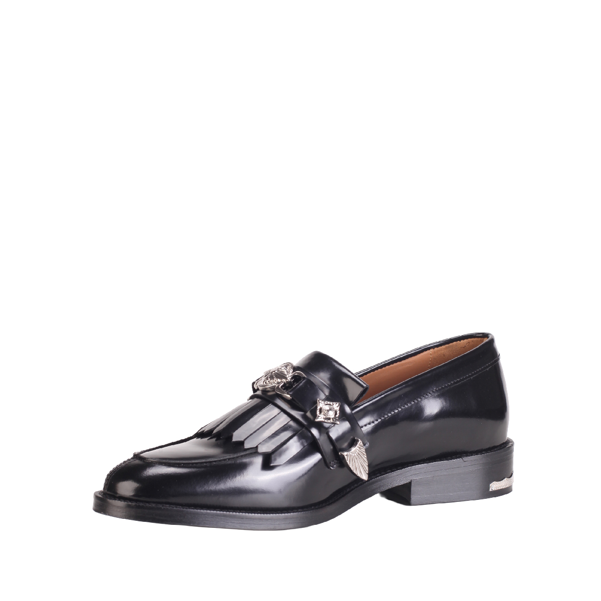  AJ1324 leather loafer black men 