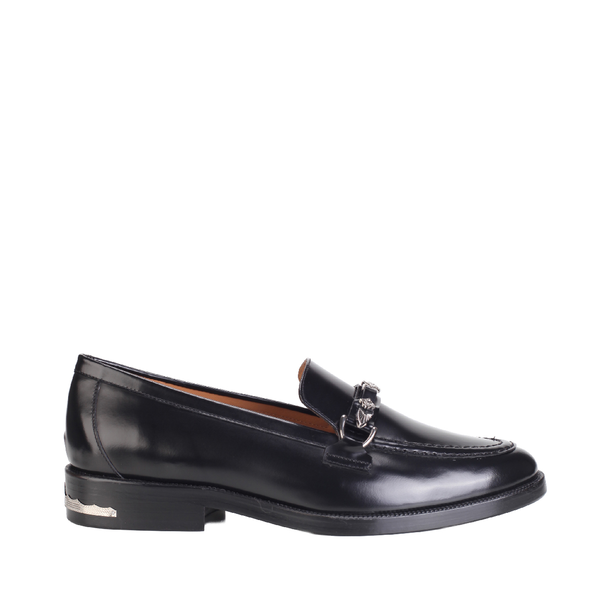 Toga Virilis AJ1354 black leather loafer man 