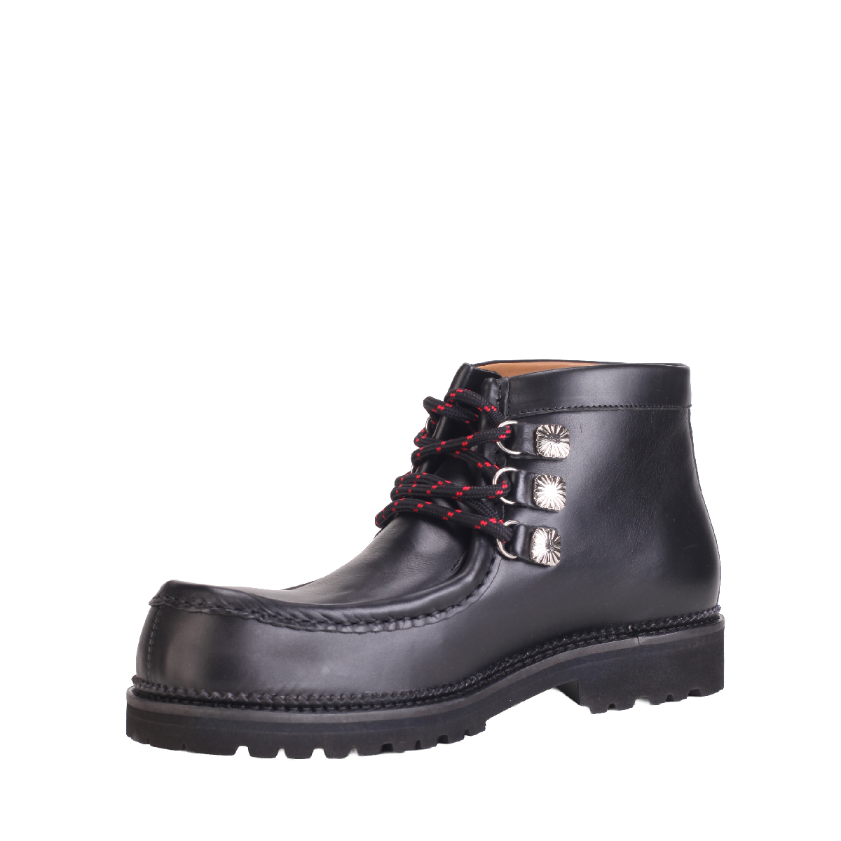  AJ1356 leather Boots black men 