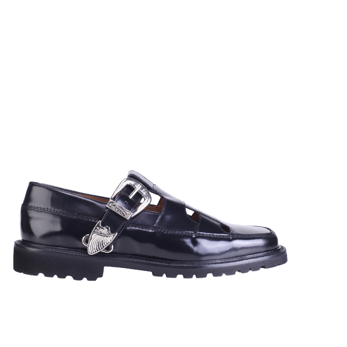 AJ1394 leather shoes black men 