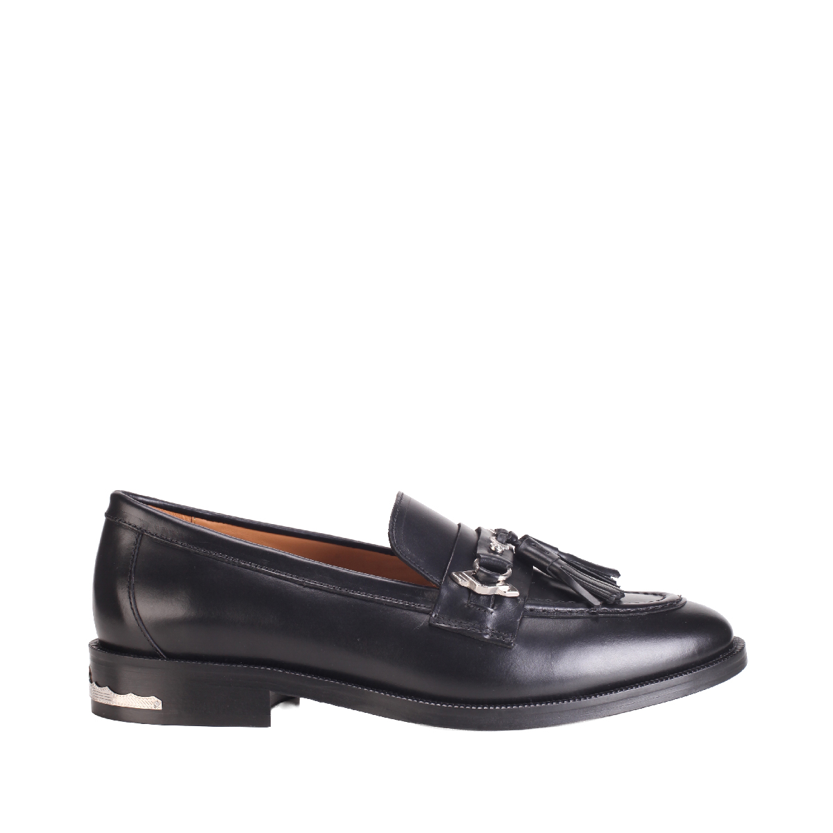 Toga Virilis AJ1422 Black Leather Loafer men 