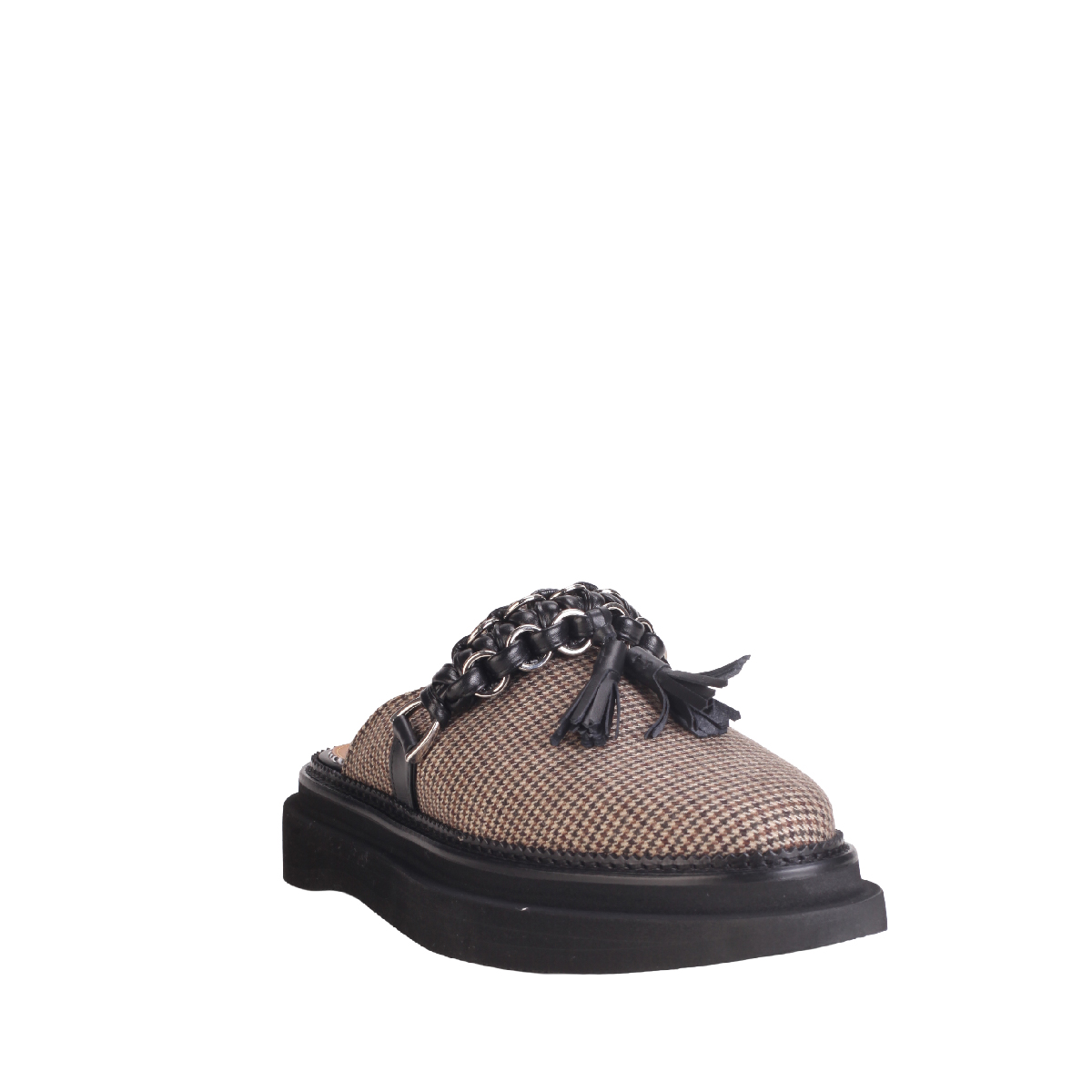 Toga Virilis AJ1423 plaid brown slippers shoes Men