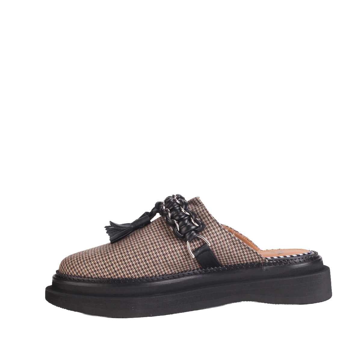 Toga Virilis AJ1423 plaid brown slippers shoes Men