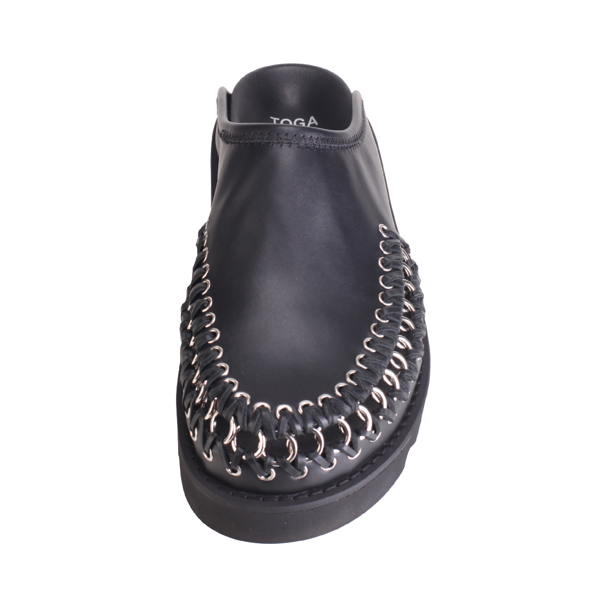  Toga Virilis AJ1424 leather slipper black man 
