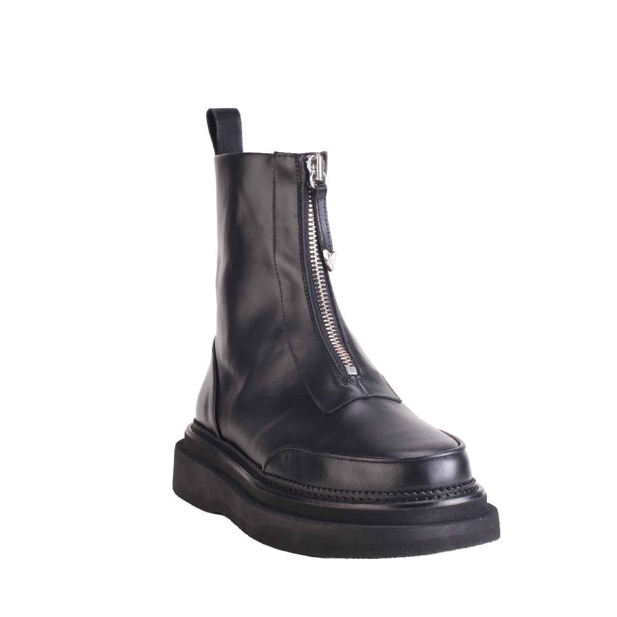  Toga Virilis AJ1430 Black leather boots man 
